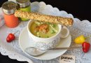 Овощной суп-пюре с креветками