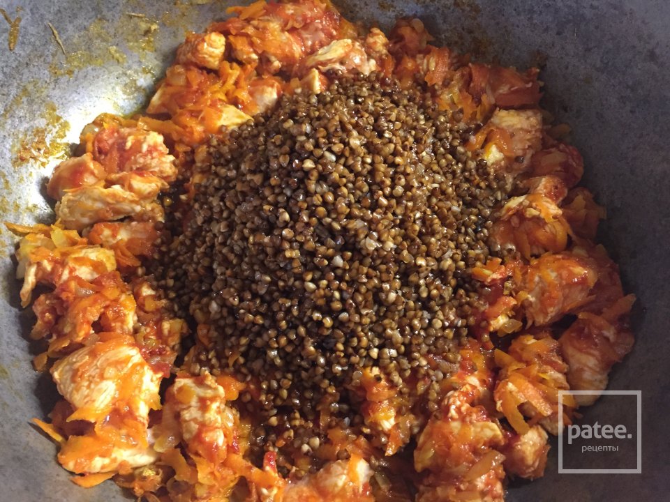 Филе цыплёнка в гречневой шубке. - Шаг 6