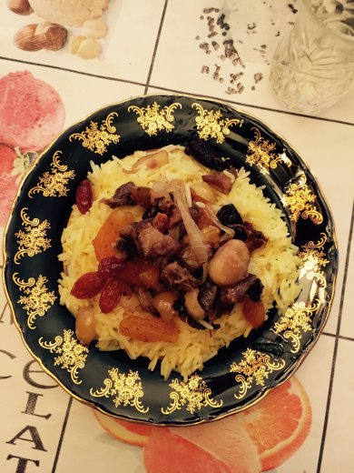 Плов с каштанами и бараниной - Шаг 7