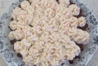 Пирог двухцветный