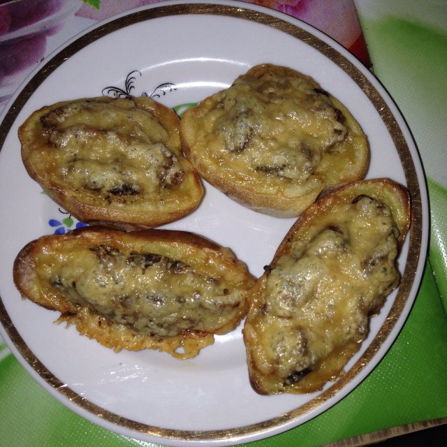 Жульен в картофеле