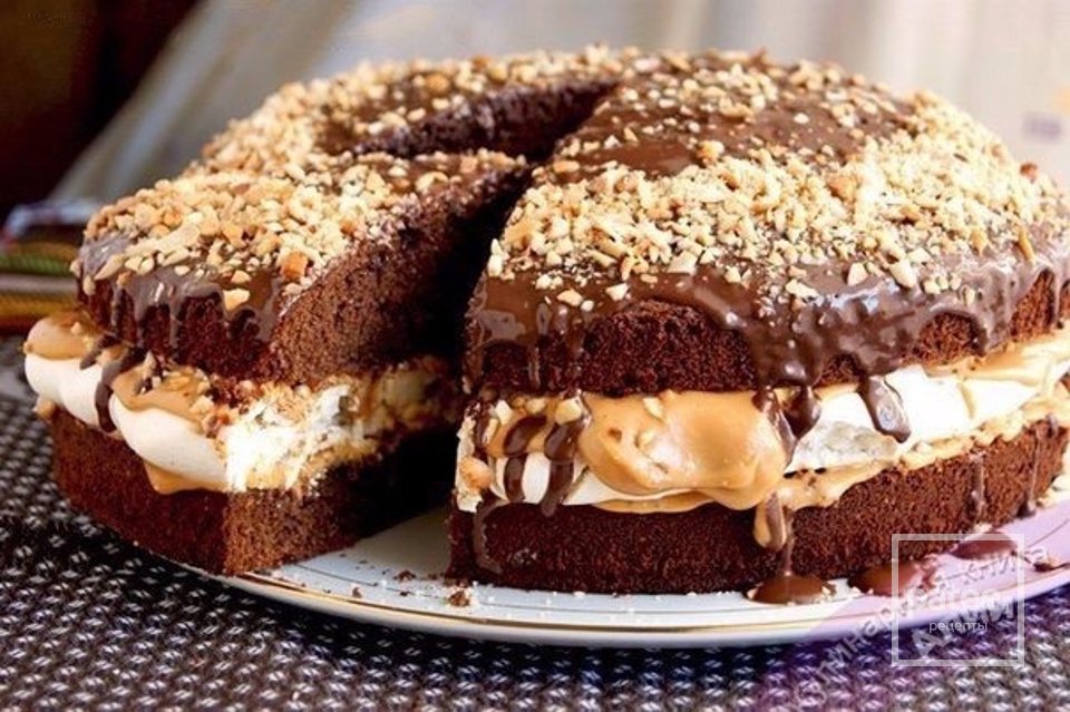 Торт сникерс - Шаг 1