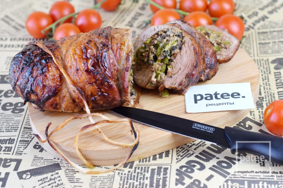 Мясной рулет с полезной начинкой - Шаг 17