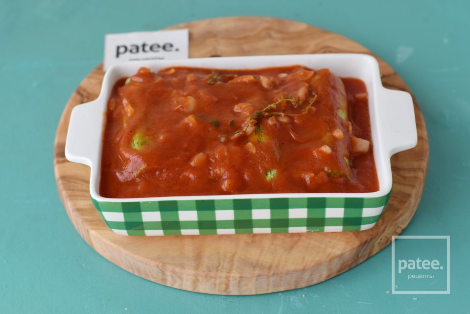 Кабачки фаршированные в томатном соусе - Шаг 19