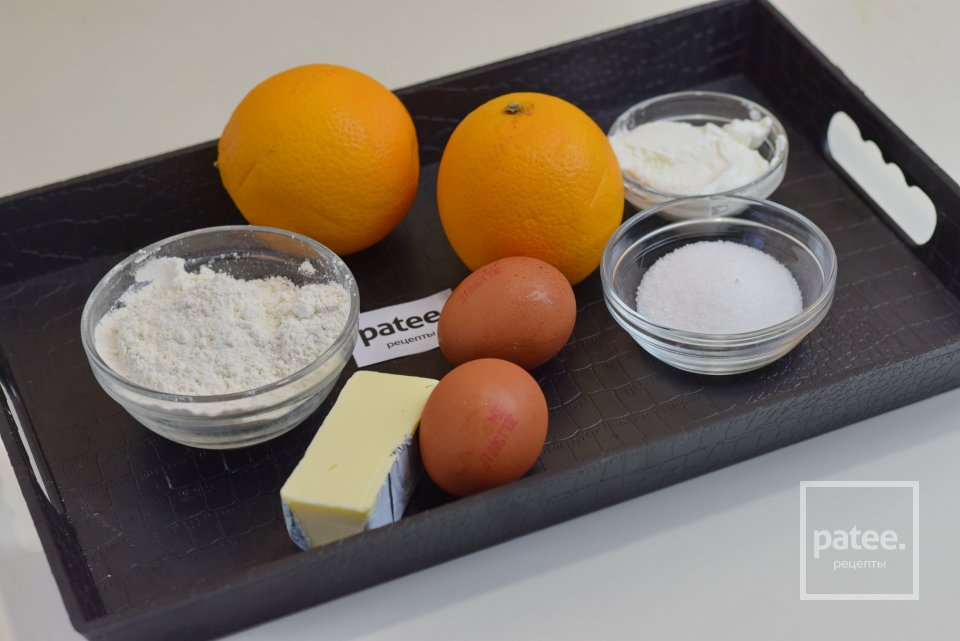 Апельсиновый кекс - Шаг 1