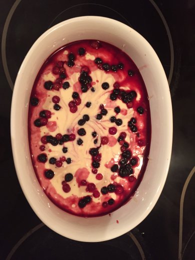 Бананово-творожная запеканка с лесными ягодами - Шаг 2