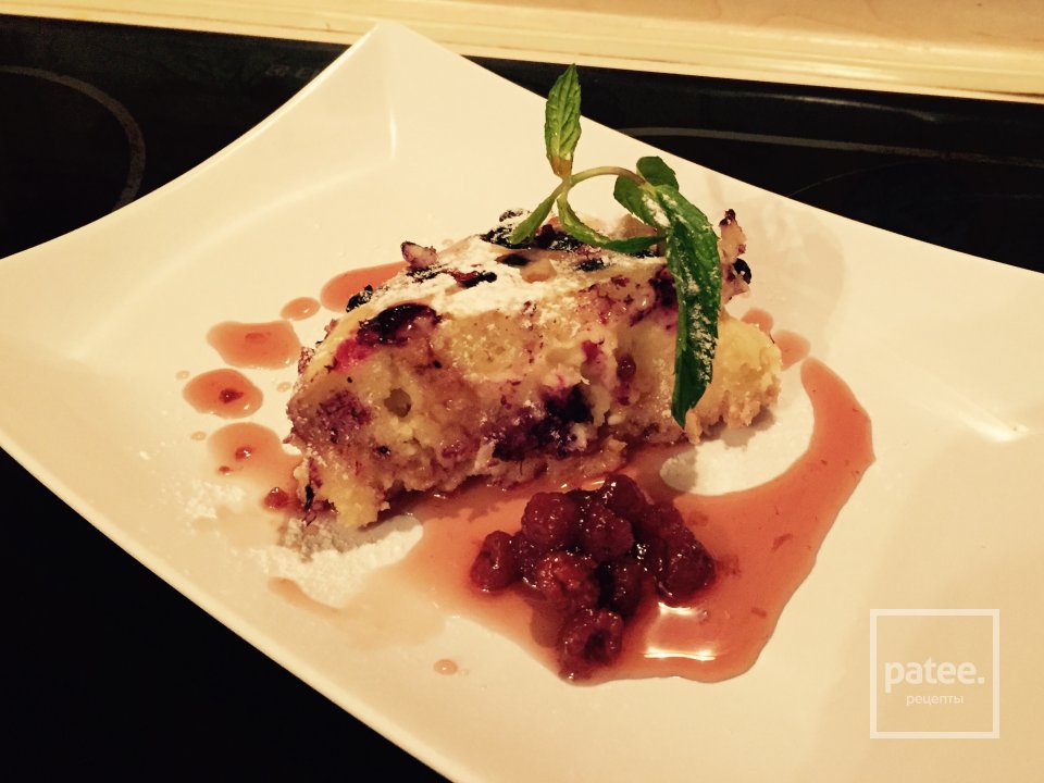 Бананово-творожная запеканка с лесными ягодами - Шаг 3