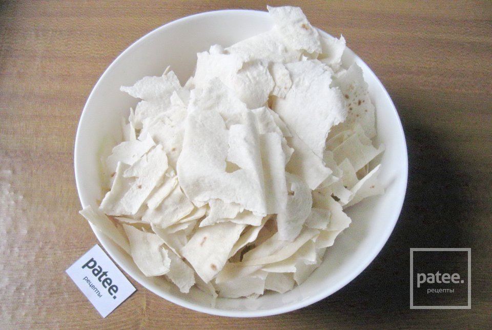 Запеканка из лаваша с грибами и шпинатом - Шаг 2