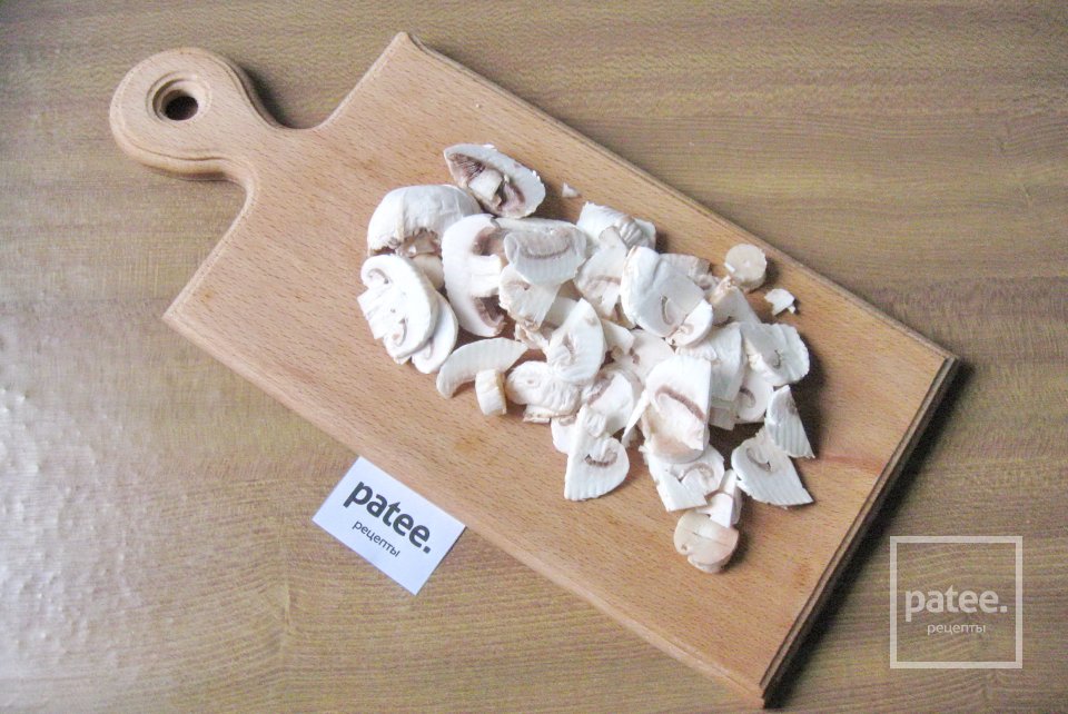 Запеканка из лаваша с грибами и шпинатом - Шаг 4