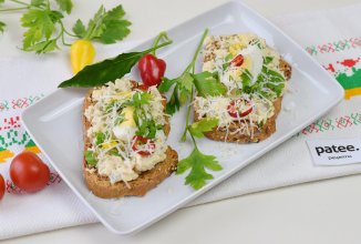  Хрустящий бутерброд с яичным салатом