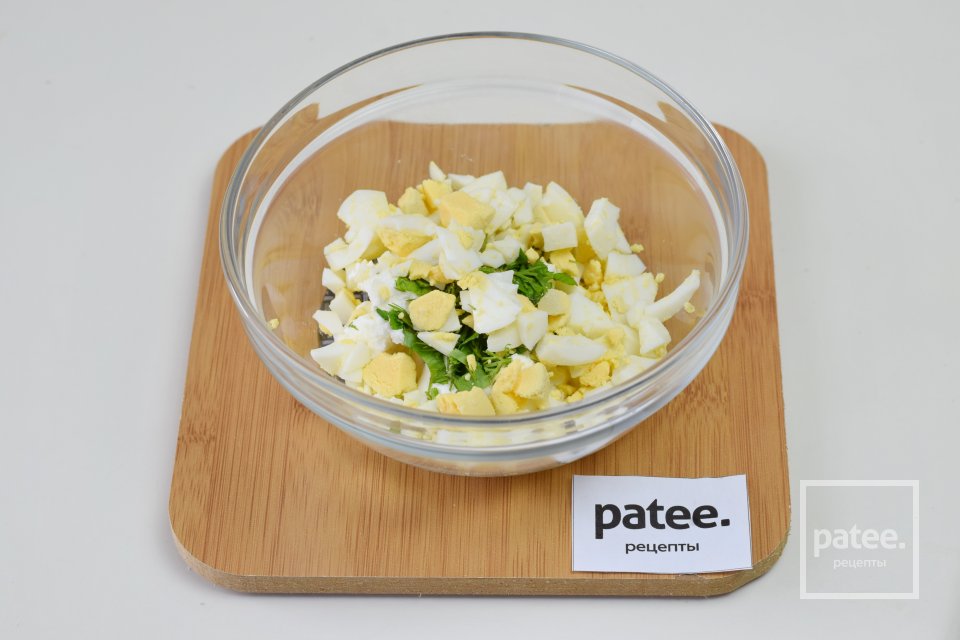  Хрустящий бутерброд с яичным салатом - Шаг 10