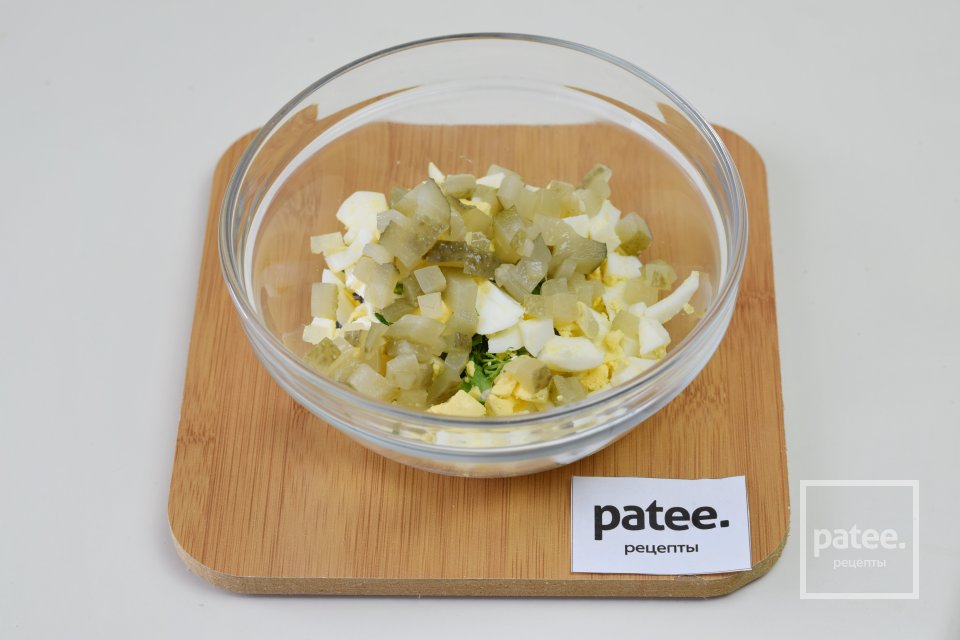  Хрустящий бутерброд с яичным салатом - Шаг 12