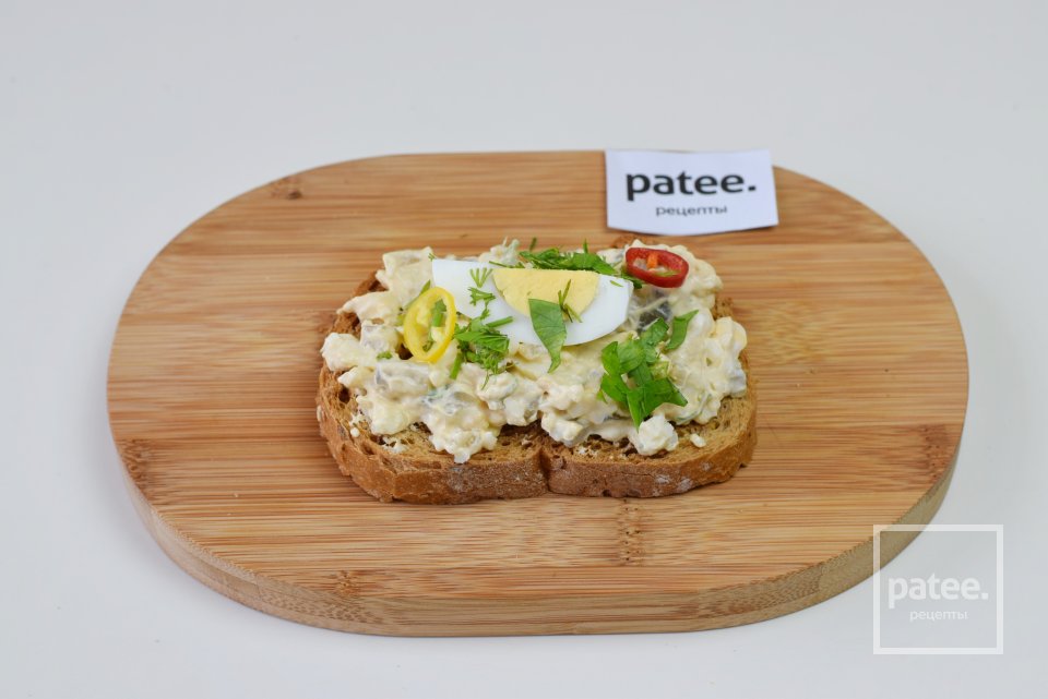  Хрустящий бутерброд с яичным салатом - Шаг 19