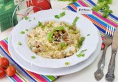 Ризотто с курицей и грибами