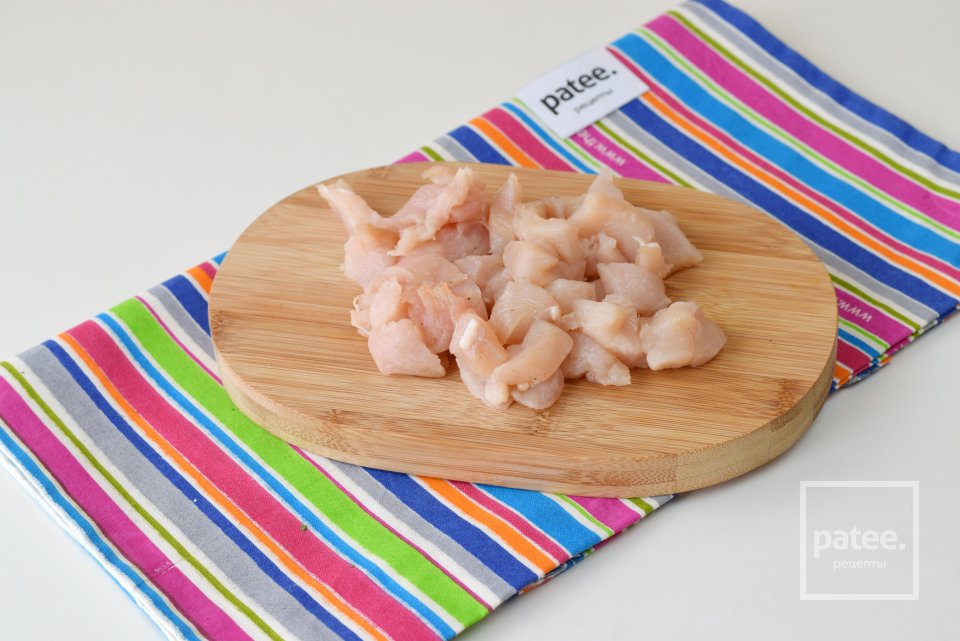 Ризотто с курицей и грибами - Шаг 2