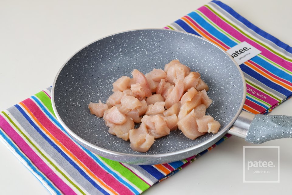 Ризотто с курицей и грибами - Шаг 3