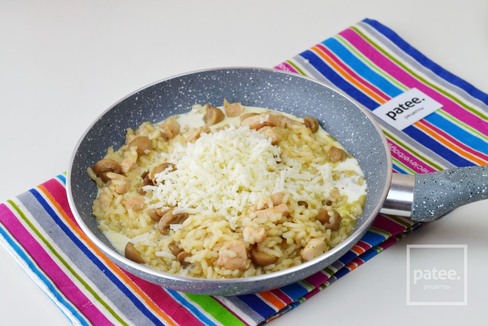 Ризотто с курицей и грибами - Шаг 18