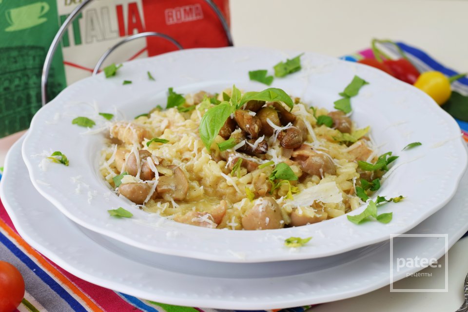 Ризотто с курицей и грибами - Шаг 19