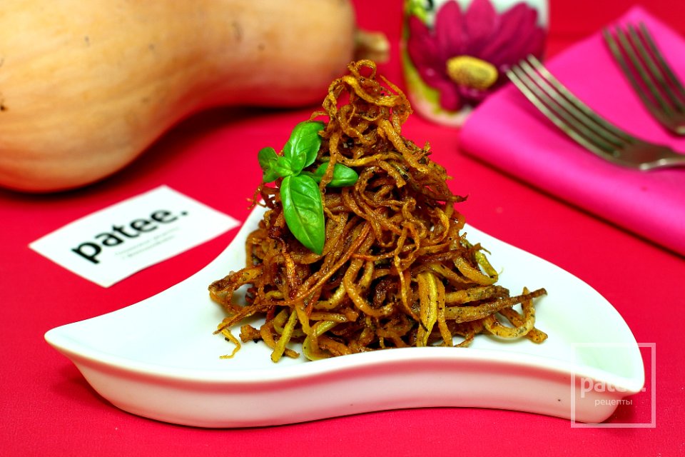 Пряная лапша из тыквы - Шаг 8