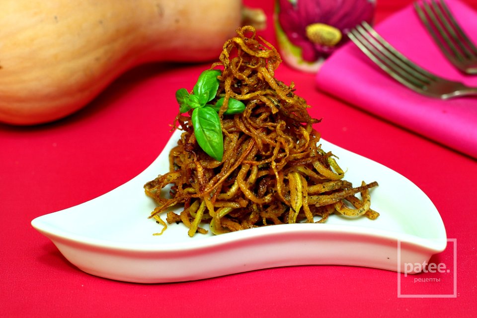 Пряная лапша из тыквы - Шаг 9