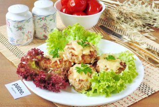 Котлеты с вермишелью и сыром