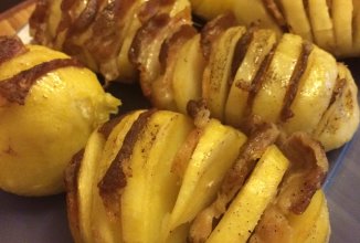 Картошечка гармошка с бекончиком