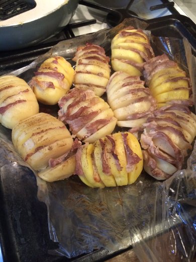 Картошечка гармошка с бекончиком - Шаг 6