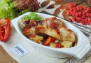 Куриные голени запеченные с овощами