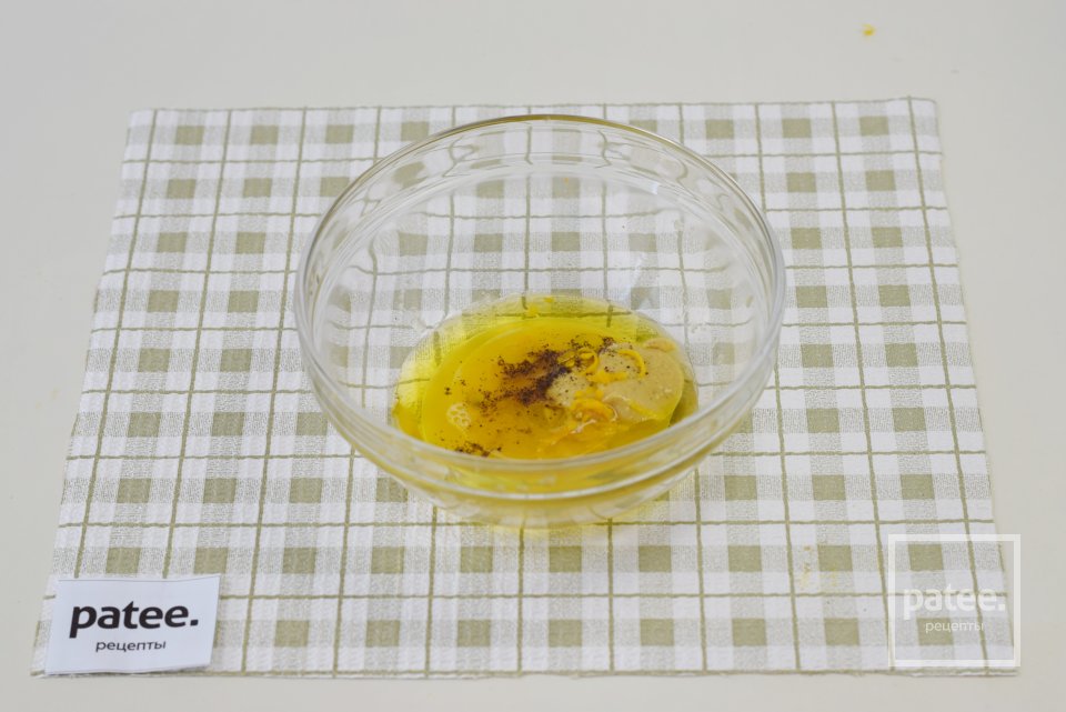 Салат со свеклой, апельсином и рукколой - Шаг 6