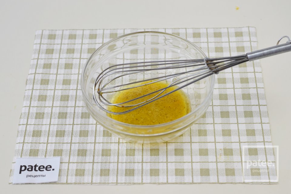 Салат со свеклой, апельсином и рукколой - Шаг 7