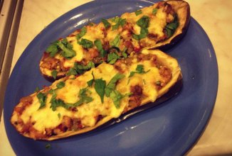 Лодочки из баклажан 🍆