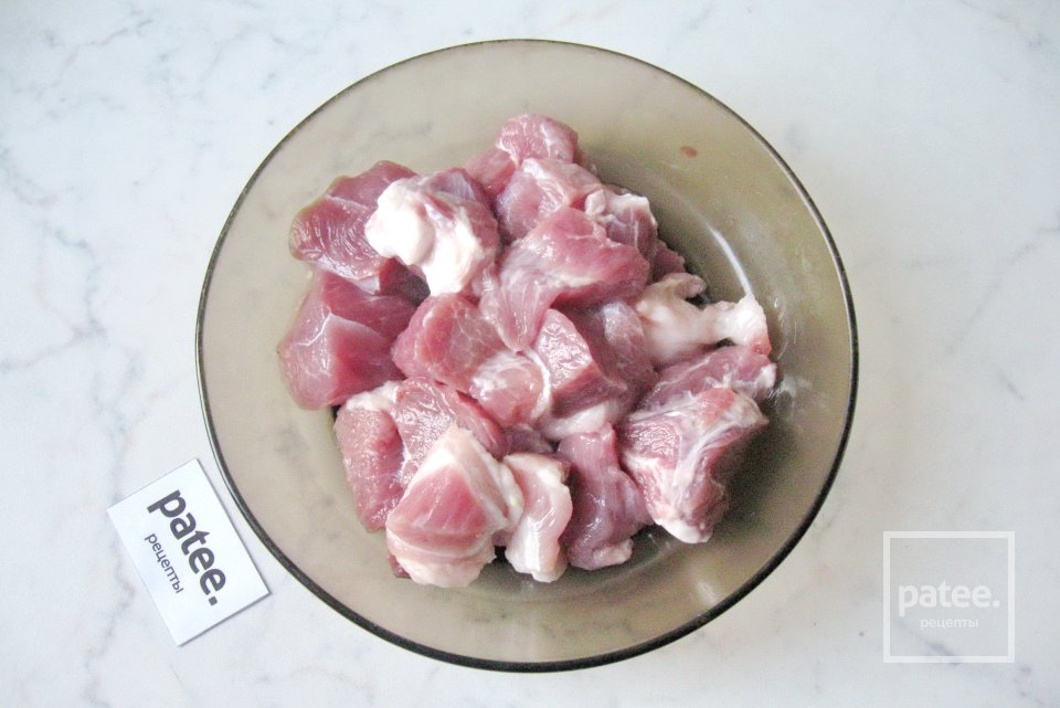 Гречневая каша со свининой и грибами - Шаг 2