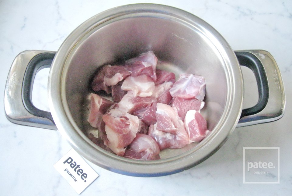 Гречневая каша со свининой и грибами - Шаг 3