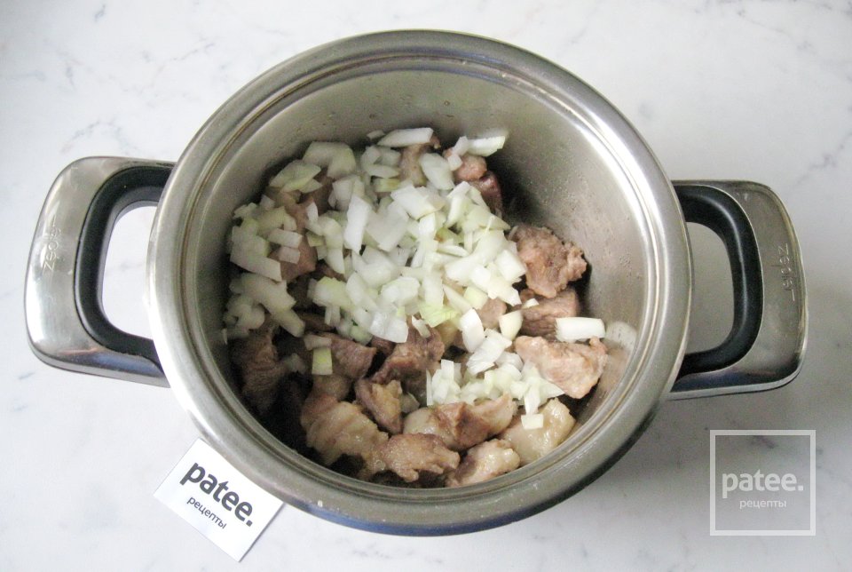 Гречневая каша со свининой и грибами - Шаг 5