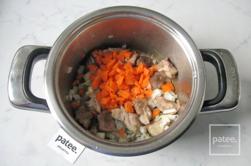 Гречневая каша со свининой и грибами - Шаг 6