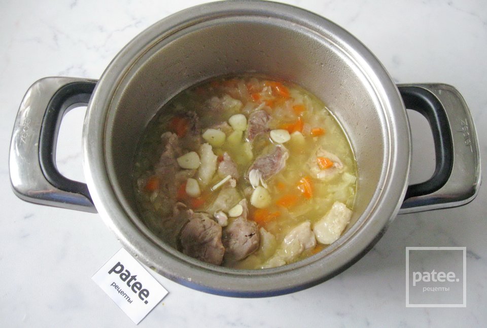 Гречневая каша со свининой и грибами - Шаг 8