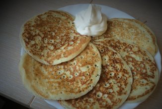 Кружевные блинчики на кефире