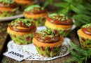 Мятные кексы с шоколадом