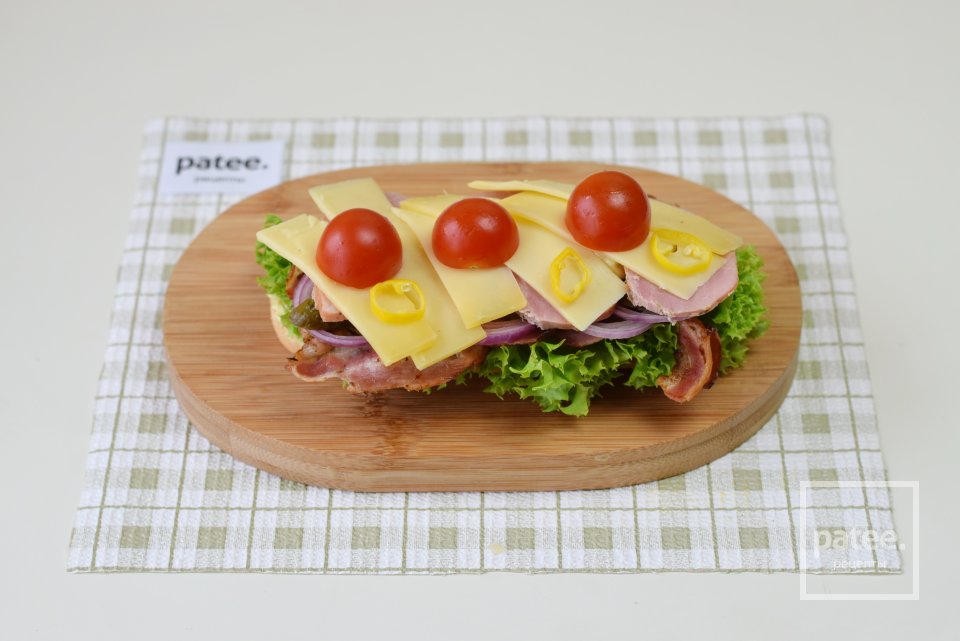 Закусочные булочки с ветчиной и беконом - Шаг 17