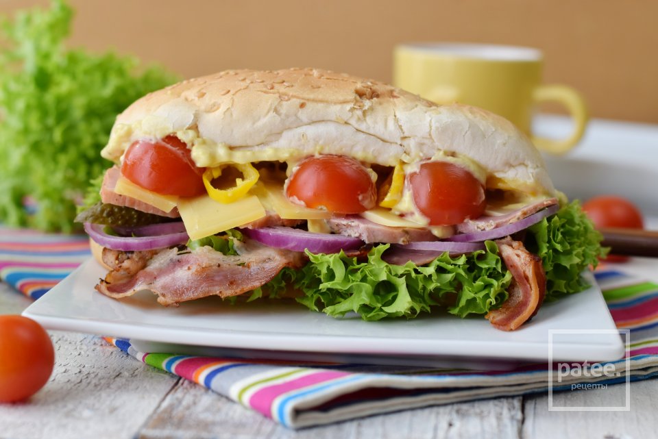 Закусочные булочки с ветчиной и беконом - Шаг 20