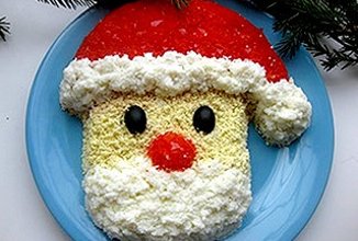 Салат "Дед Мороз"