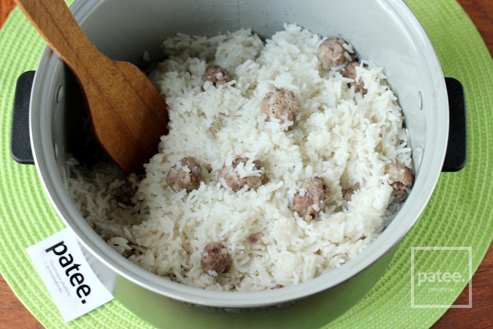 Фрикадельки с рисом в мультиварке - Шаг 13