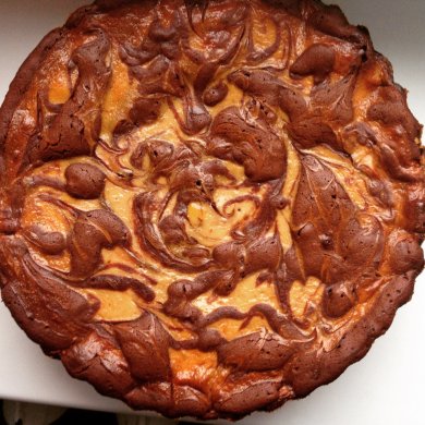 Шоколадно-банановый торт