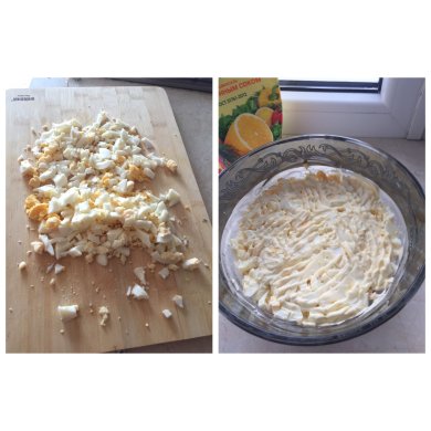 Салат с грибами и курочкой - Шаг 5