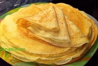 Заварные блинчики на кефире