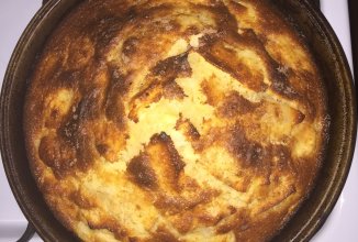 Манник с яблоками