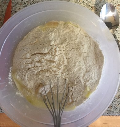 Манник с яблоками - Шаг 3