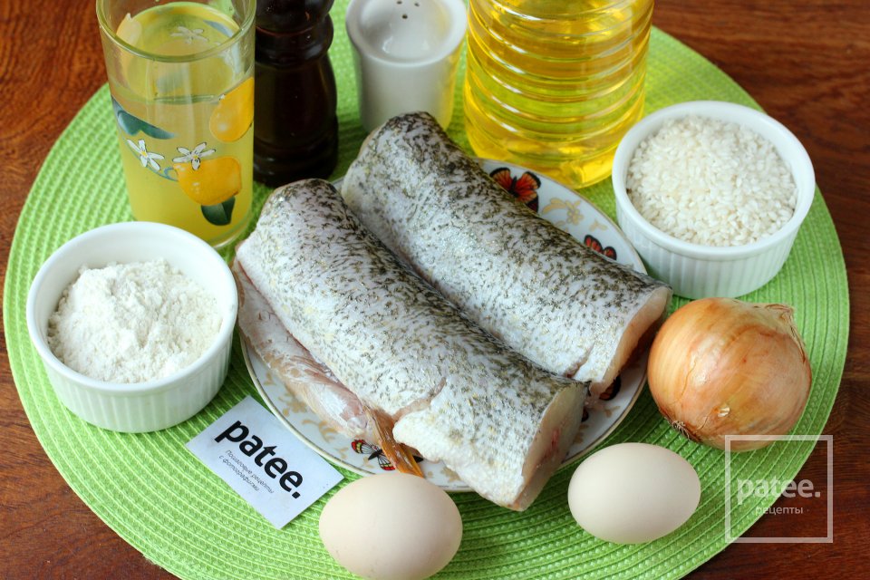 Рыбные котлеты из щуки с рисом - Шаг 1