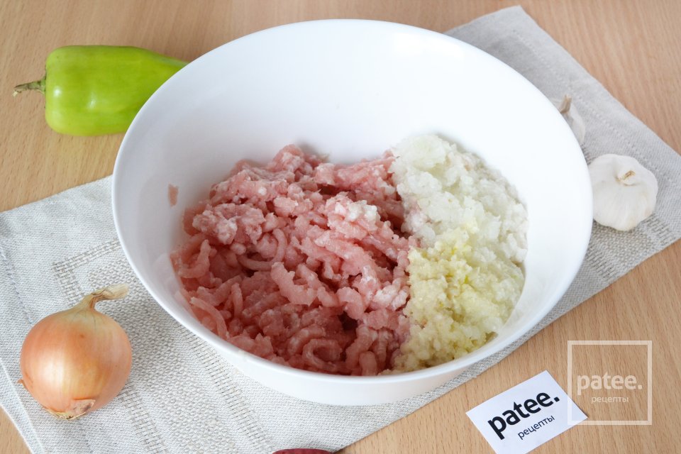 Перец, фаршированный мясом и гречкой - Шаг 3