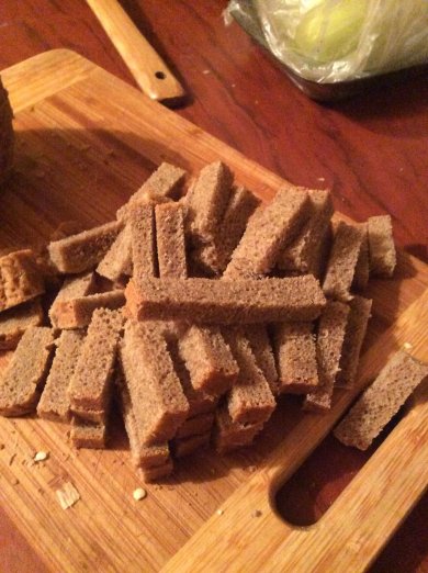 Ржаные сухарики - Шаг 3